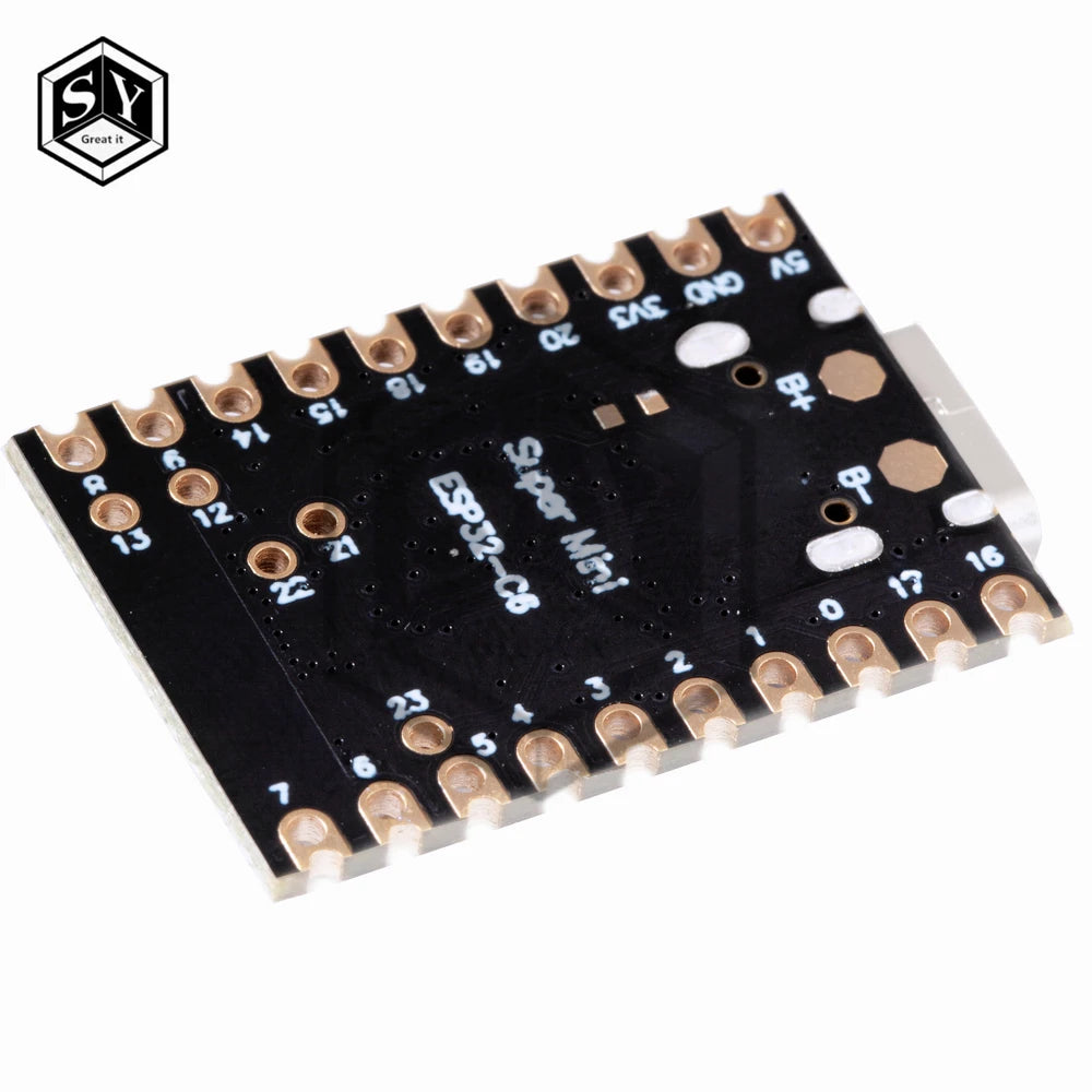 ESP32-C6 SuperMini Development Board Microcontroller Programming Learning Controller Core Board