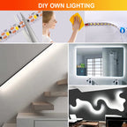 3MM 5MM 8MM Width DC 5V LED Strip 2835 120LEDs/m 1 LED Per Cut Flexible Tape IP20 Not Waterproof Warm Natural Cool White 1M-5M