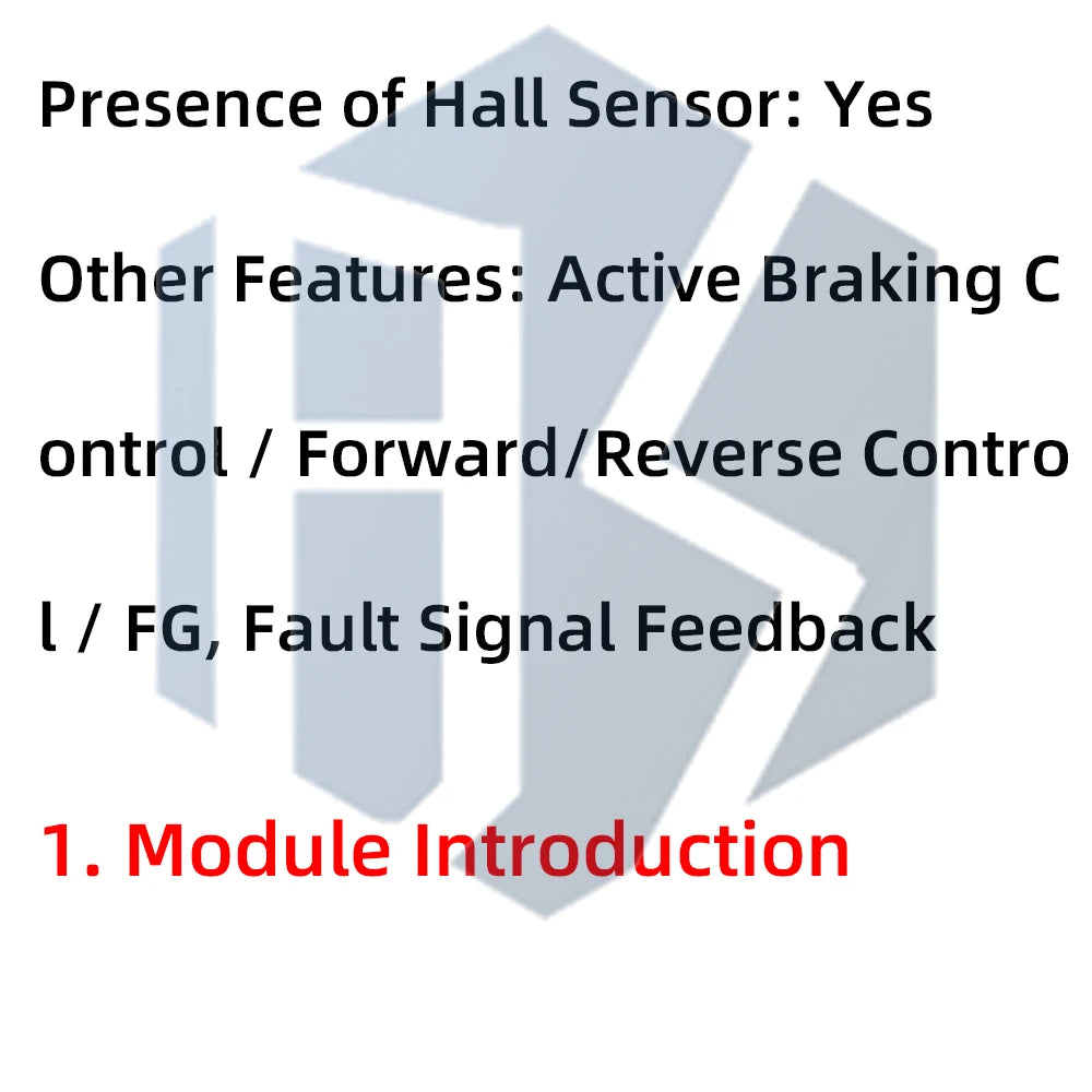 24W BLDC Motor Driver Module 5V-40V 2A Three-Phase PWM with Hall Sensor and Inductive Control