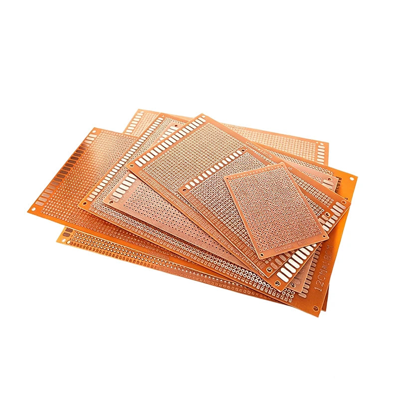 2.54mm Pitch Bakelite Universal Perfboard Stripboard Multipurpose Prototype Circuit Board Easy Soldering Single Sided DIY