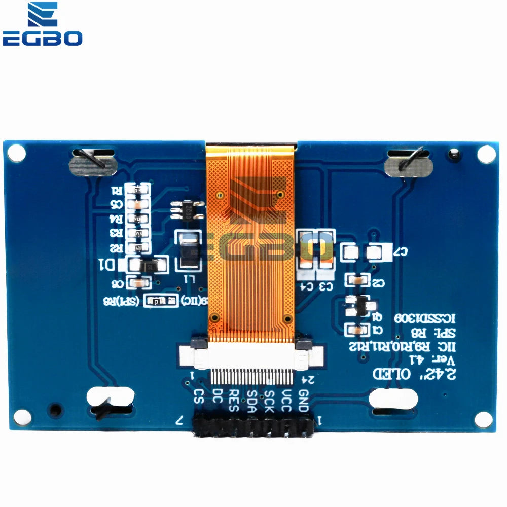 ‌2.42 Inch SSD1309 OLED Display Module 128x64 HD Screen - SPI/I2C Dual Interface 7-Pin Compatible with for Arduino UNO R3