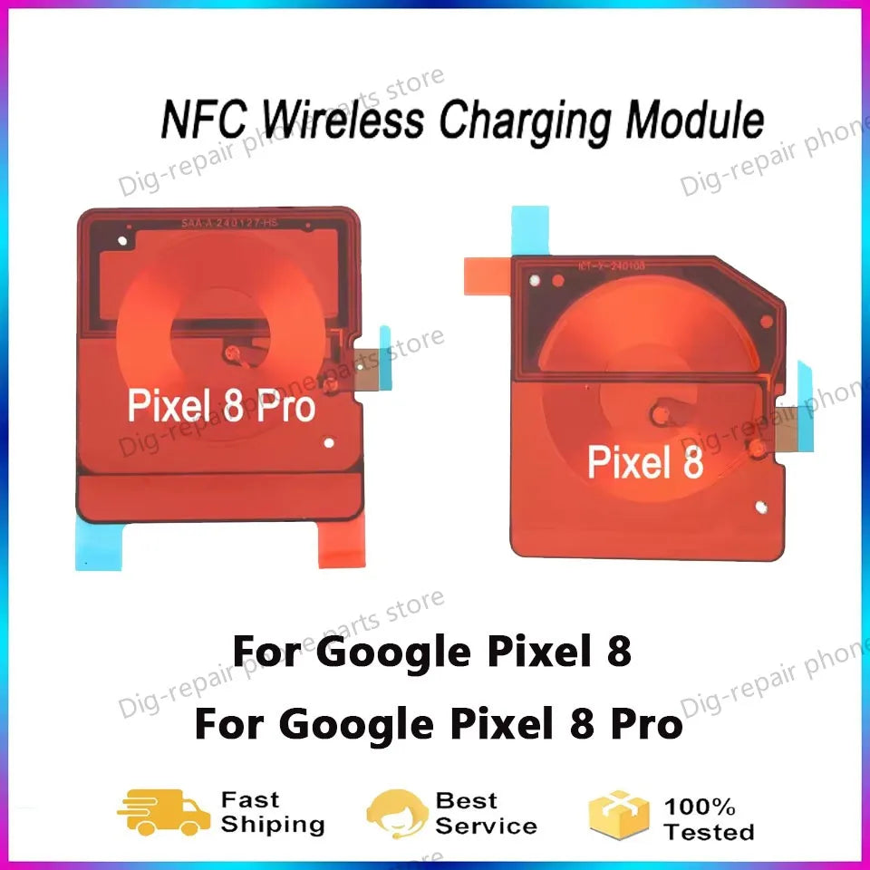 Wireless Charging Coil Cable Replacement Part NFC Wireless Charging Module Cable For Google Pixel 8, For Google Pixel 8 Pro
