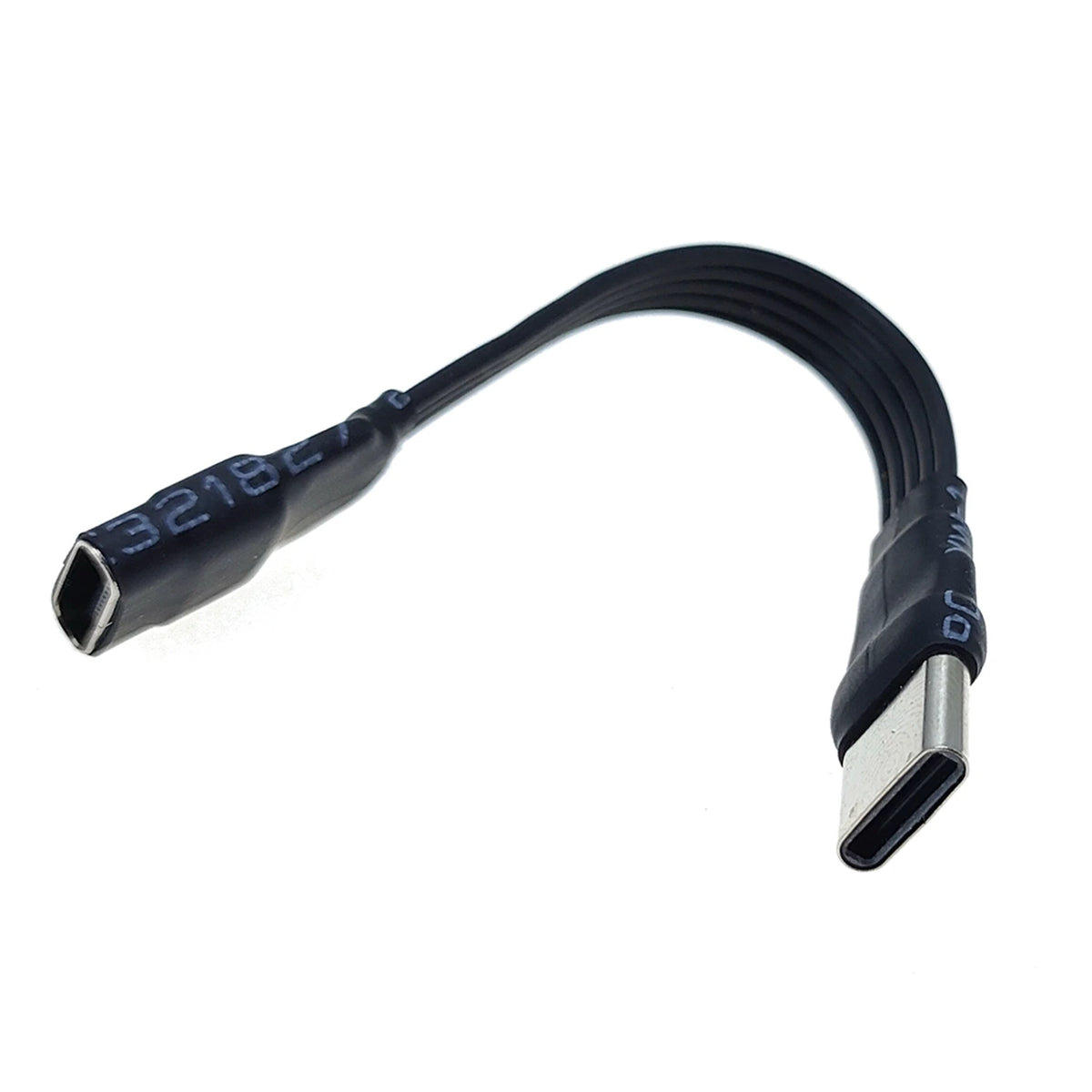 5CM 10CM 30CM USB 2.0 Type-C Flat Cable Extension FPC Cable USB 2.0 USB-C 90° Up/Down Angled Plug 5CM-1M