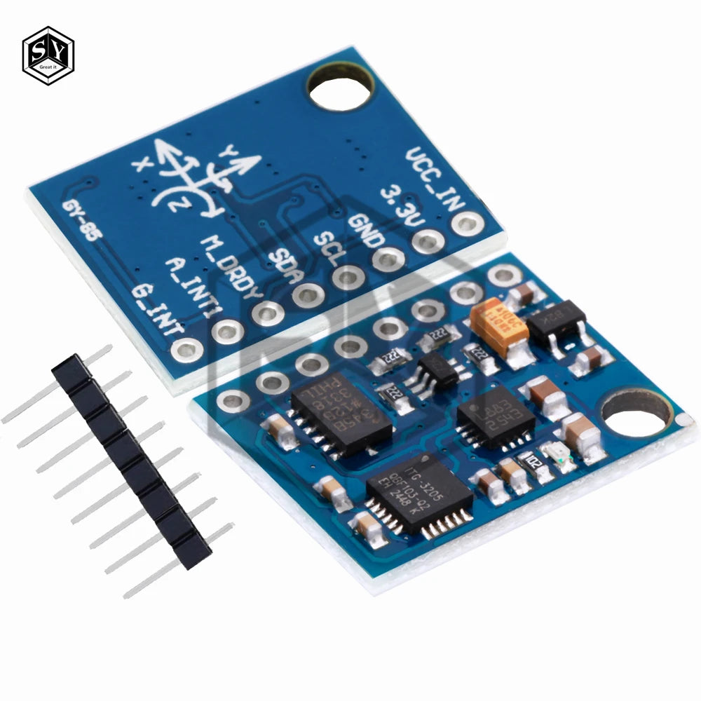 High Precision 9DOF 9-Axis IMU Sensor Module GY-85, ITG3205 ADXL345 QMC5883L BMP088