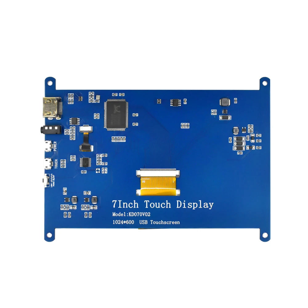 7 inch 1024*600 TNT Capacitive Touch Panel TFT LCD Module Screen Display for Raspberry Pi 3 B+/4b