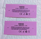 18650 Battery Packaging PVC Heat Shrinkable Film Lithium Battery Insulation Sleeve Shrink Skin Packaging Tube Packaging