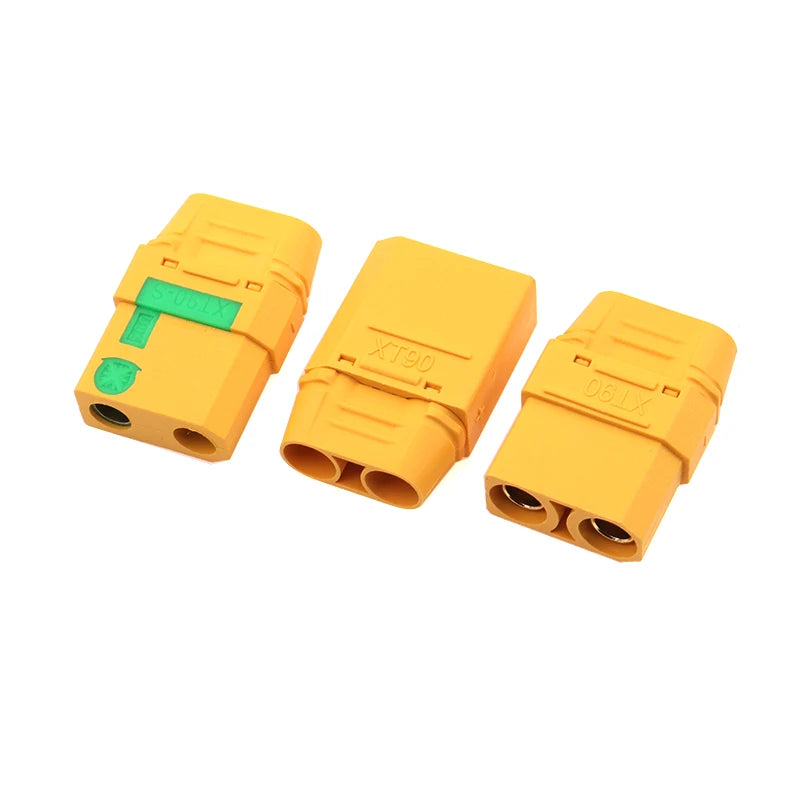 Xt90 Male and Female Connector Aircraft Model Lithium Battery Connector Xt90s Electrical Adjustment Gold-Plated Cable Plug