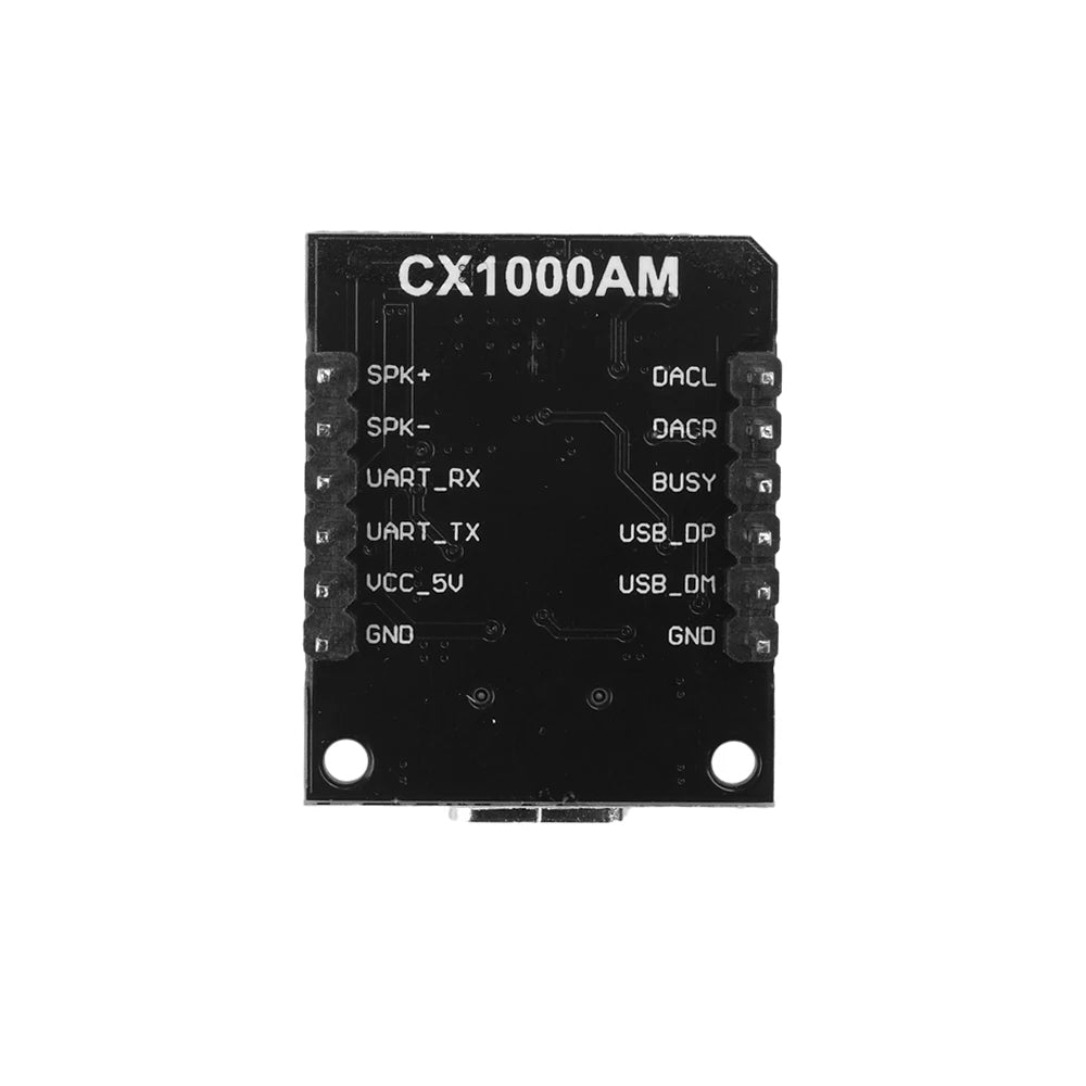 CX1000AM Serial Port Control MP3 Voice Playback Module 32Mbits Microcontroller WAV Voice Broadcast Custom Audio Module