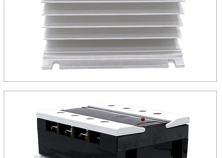 LCTC Three-phase Solid State Relay DC to AC AC to AC With Radiator 10A 25A On-off SSR 3-32VDC 24-480VAC