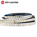 12V 24V 5050 RGBCCT 5 in 1 LED Light 5m 96 Leds/m 6pin RGBW RGBCW RGBWW RGB WW CW 2700K-6500K Strip Lights Black White PCB Tape