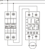 Samwha-Dsp AVR-XX Dual Display Adjustable Voltage and Over-current Protection Relay 40A,63A