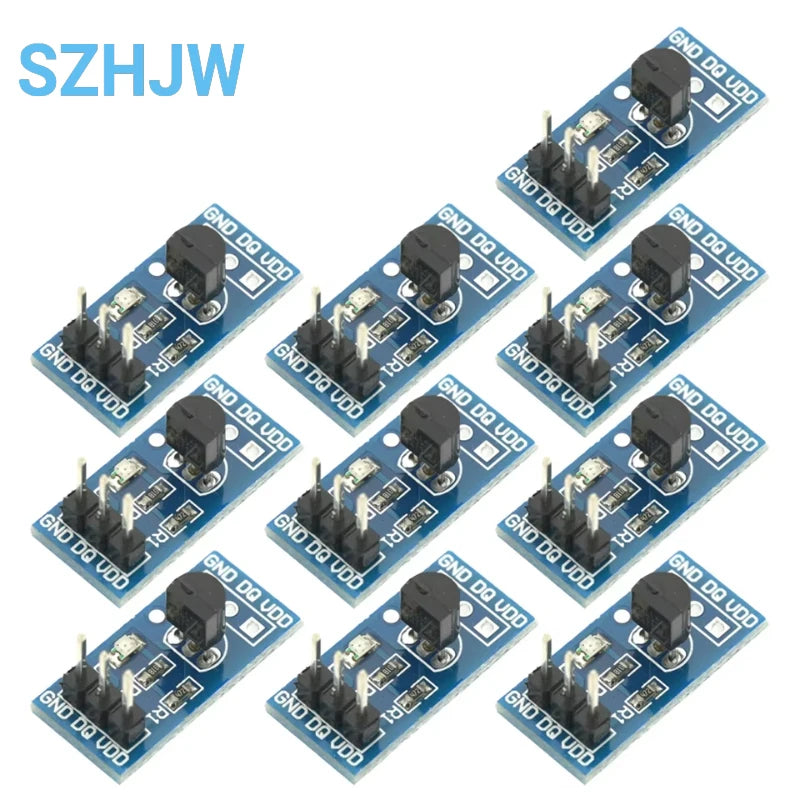 1/5/10pcs DS18B20 Temperature Measurement Module Temperature Control Switch Temperature Sensor Module DS18B20 Development Board