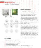 SIMCom SIM7600G-H MiniPCIe Global Region/Operator 150Mbps/50Mbps Cat.4 GNSS LTE 4G Module SIM7600 SIM7600GH SIM7600G H Mini PCIe