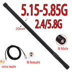 5G High Gain Router Modem Zigbee Antenna 2.4G 5.8G FPR Antenna for Hotspot WiFi Outdoor Signal AP Antenna 5.15-5.85G