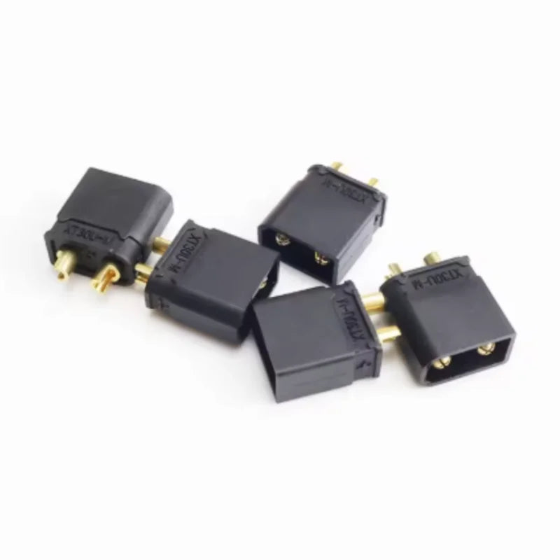 5 Pairs XT30 XT-30U Yellow Black Male Female Bullet Connectors Plugs for RC Multi Axis Aircraft Fixed Wing Lipo Battery ESC