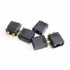 5 Pairs XT30 XT-30U Yellow Black Male Female Bullet Connectors Plugs for RC Multi Axis Aircraft Fixed Wing Lipo Battery ESC