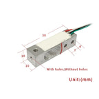 HY-135D 5KG Mini Load Cell for Kitchen Scale and DIY Household Weighing System