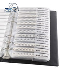 0201 0402 0603 0805 1206 1% resistor mixing manual SMD classification kit 170 values 8500PCS 4250PCS 0R-10M Blank sample Book