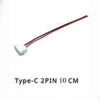 1pcs USB Type C Waterproof Connector Type-C With card buckle Female 3A High Current Fast Charging Jack Port USB-C Charger Plug