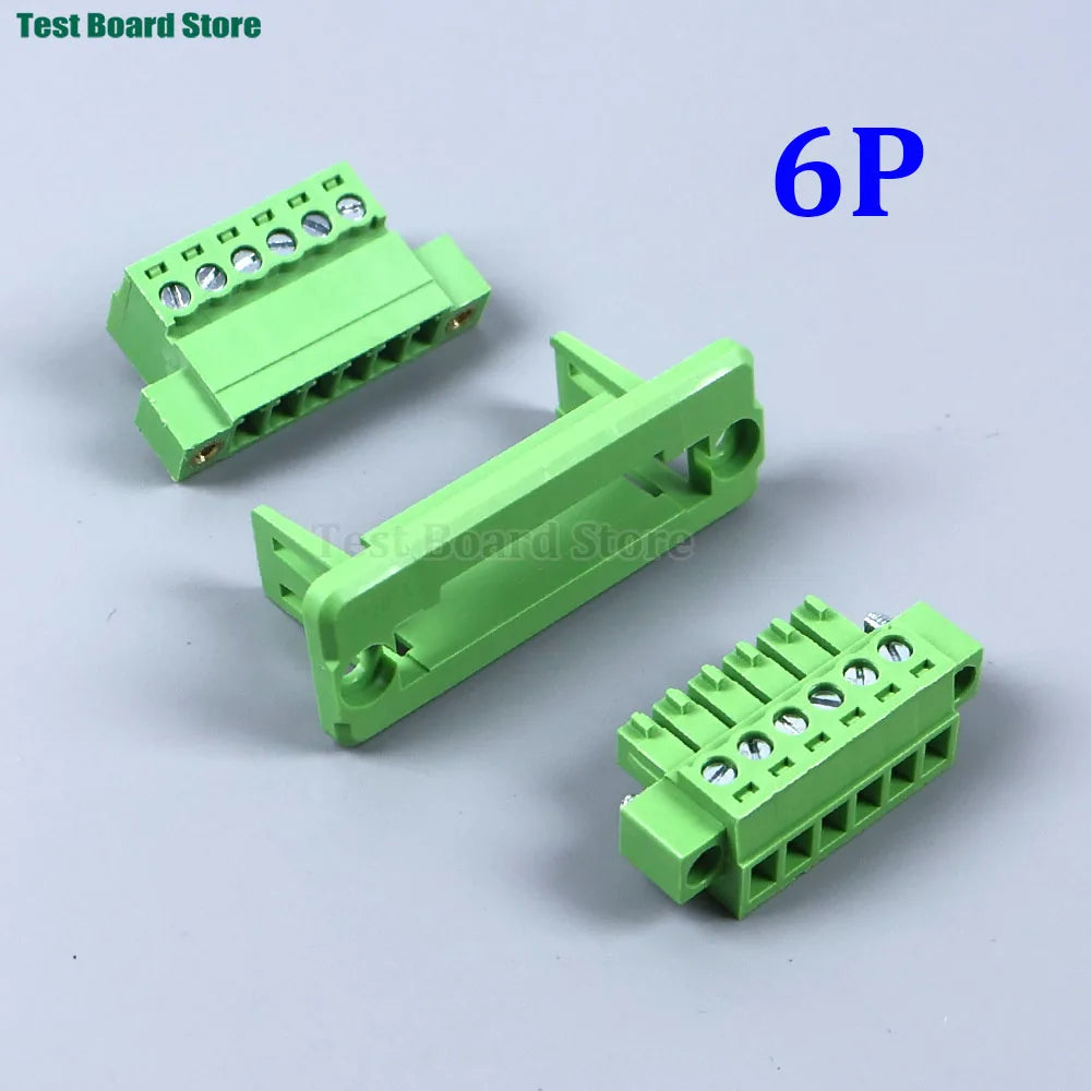 1Set 15EDGWC Pitch 3.81mm 2P/3P/4P/5P/6P/7P/8P/9P/10P/12P/16P/24P Pluggable Terminal Block Connector