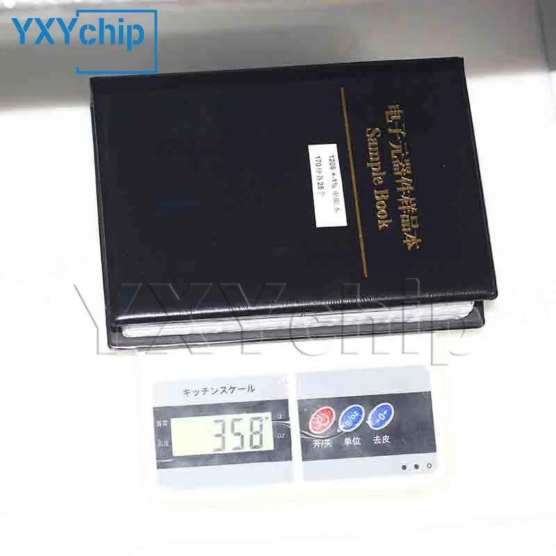 0201 0402 0603 0805 1206 1210 2010 2512 SMD Resistor Sample Book 0.1%1%5% Tolerance 170 Value Classification Resistor Kit 0R~10M