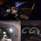 2pcs T10 W5W 1206 9smd 12SMD Turn Signal License Plate Light Car Wedge White 12V Canbus Backup Brake Dome Reading Lamp Led Bulb