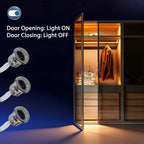 Touch Sensor Switch Hand Sweep Switch 5A 12V-24V IR Motion Sensor Hand Wave Scan Smart LED Closet Cabinet Light/Wardrobe Lamp