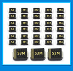 20PCS M1 M2 M4 M7 S4 SMA 1A 1N4001 4002 4004 4007 SS12 SS310 RS1M RS2M ES1D ES1J US1M SMD Schottky Rectifier Diode DO-214AC