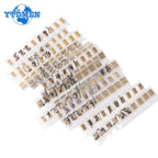 150PCS SMD Tantalum Capacitor Assortment Kit 1uf-220uf A/B Case Tantalum Capacitors Set 1UF 2.2UF 4.7UF 10UF 47UF Capacitors
