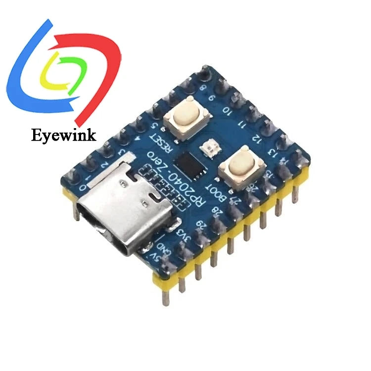 Raspberry Pi RP2040 Zero Microcontroller PICO Development Board Module Dual-core Cortex M0+ Processor 2MB Flash