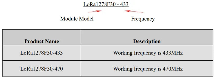 G-NiceRF | 2PCS LoRa1278F30 1W High Power 433MHz/470 MHz SX1278 6-8 KM Long Distance RF Wireless LoRa Module SPI Interface