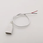 5V USB 2.0 A Female Male Power Supply Cable Connector 2Pin 4Pin Wire Charge Extension Cable Adapter Welding Line DIY 0.3m 1m 2m