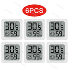 6-10PCS Mini LCD Digital Thermometer Hygrometer Indoor Room Temperature Humidity Meter Sensor Gauge Weather Station