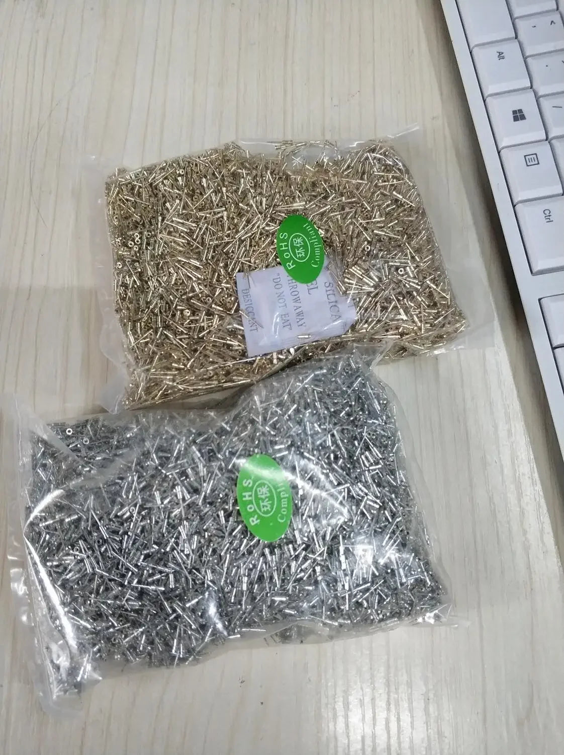 300pcs Round Female Receptacle Socket for Pin Dim0.45-0.6mm without Plastic for 2.54 Hole Pin Header