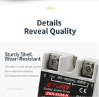 High-voltage Single-phase Solid State Relay Input 4-32VDC to Output 90-480VAC DC to AC SSR 10/25/40A Module Relay