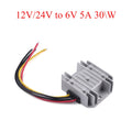 12V/24V to 6V DC Power Converter 5A 10A Automotive Buck Regulator Buck Power Module Waterproof Dustproof High Efficiency CE