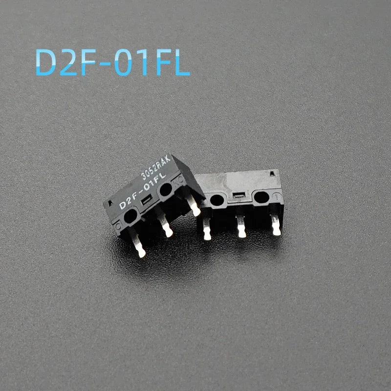 2pcs Original Mouse Micro Switch D2FC-F-7N 10M 20M OF For Logitech G502 D2FC-F-K 50m 60MN D2F-F D2F-01FL D2F-01F-T D2F-F-3-7