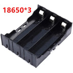 2pcs 18650 Battery Box 1/2/3/4 Sections ABS DIY Battery Holder PCB Pin Plug Board with Pin