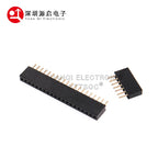 1.27mm 1.27 Pin Header Single Row Female Breakaway PCB Board Connector Pinheader 1*3/4/5/6/8/10/12-40p Plastic height 4.3mm