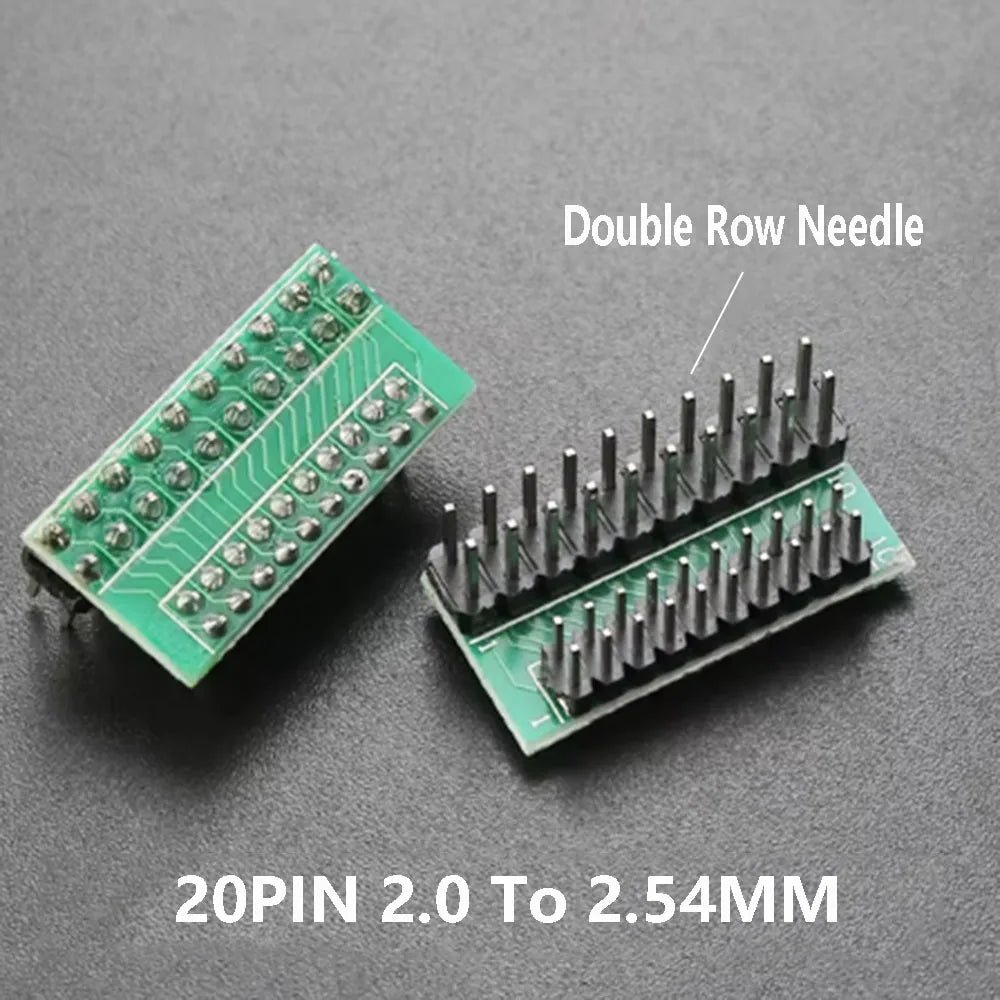 1piece 1.27mm 2.0mm 2.54mm Pitch Transfer Plate Converter Single Double Row Pin PCB Adapter Board