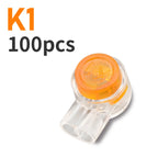 100PCS UY1 UY2 UY  Connector Wire Splice K1 K2 K3Connector RJ45 Wiring Ethernet Telephone Cable Cord UY1 Network Cable Terminal