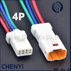 2 3 4 6 8 Pin JWPF-VSLE-S JWPF-VSLE-D Auto Waterproof Electronic Connector Wire Harness Butt Plug JST-02T 02R Black or white