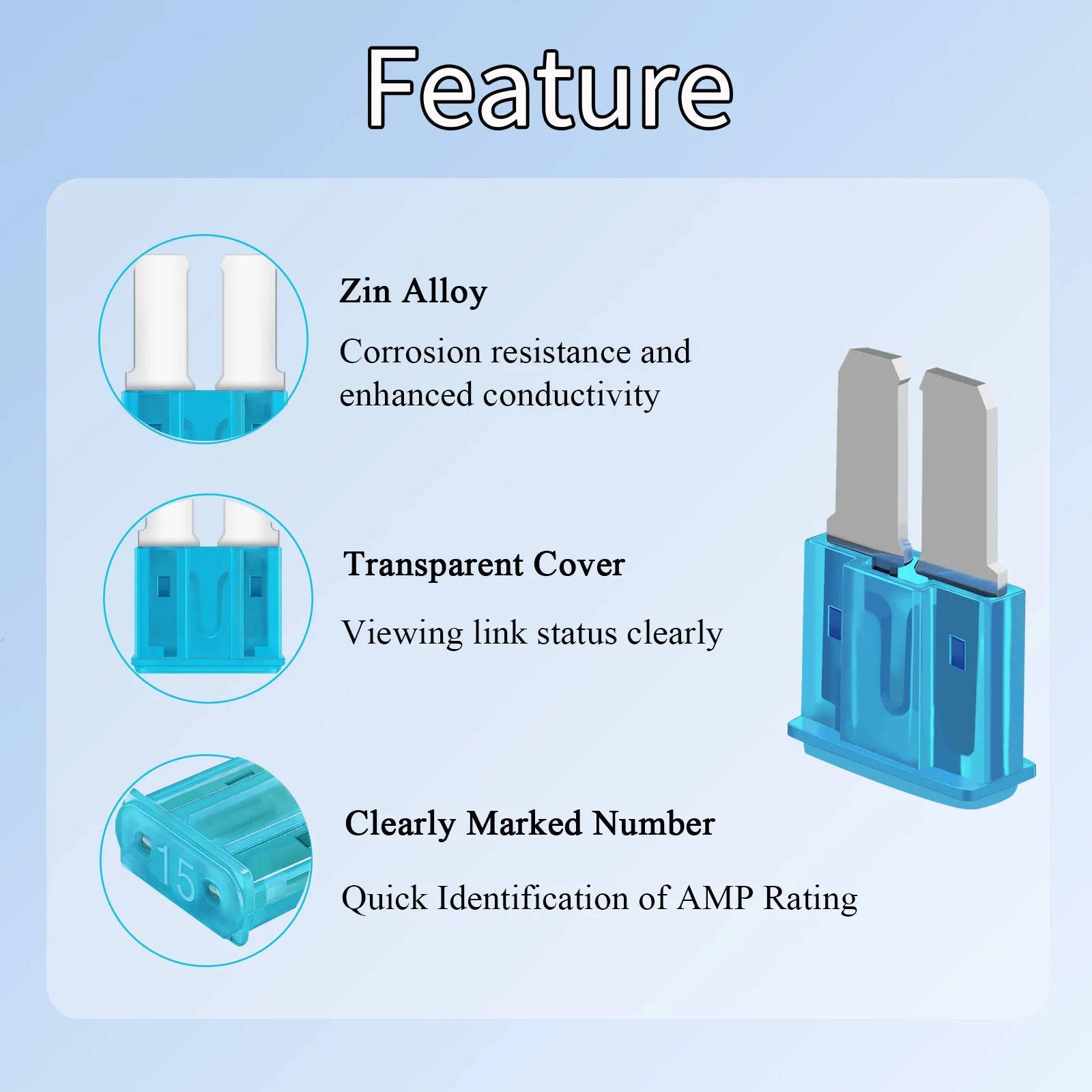 100pcs Micro 2 Automotive Fuses 2A 3A 5A 7.5A 10A 15A 20A 25A 30A 35A 40A ATR/APT Blade Fuses for Car RV Truck SUV Boat
