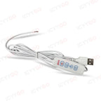 USB 3W 5W 10W DC5V 5730 2835 SMD LED Light Board LED Chip White Warm Light with On/Off Switch Cable Light Source Light Board