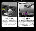 Android Radio DSP Audio Processor 4*80W Amplify Automotive Sound Modules Electronics Stereo Amplifer APP Automobiles Car Parts