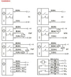 M18 capacitive proximity sensor LJC18A3-B-Z/AX BX LJC18A3-B-Z/AY BY LJC18A3-B-J/EZ DZ DC6-36V 3 wires NPN NC 8mm distance