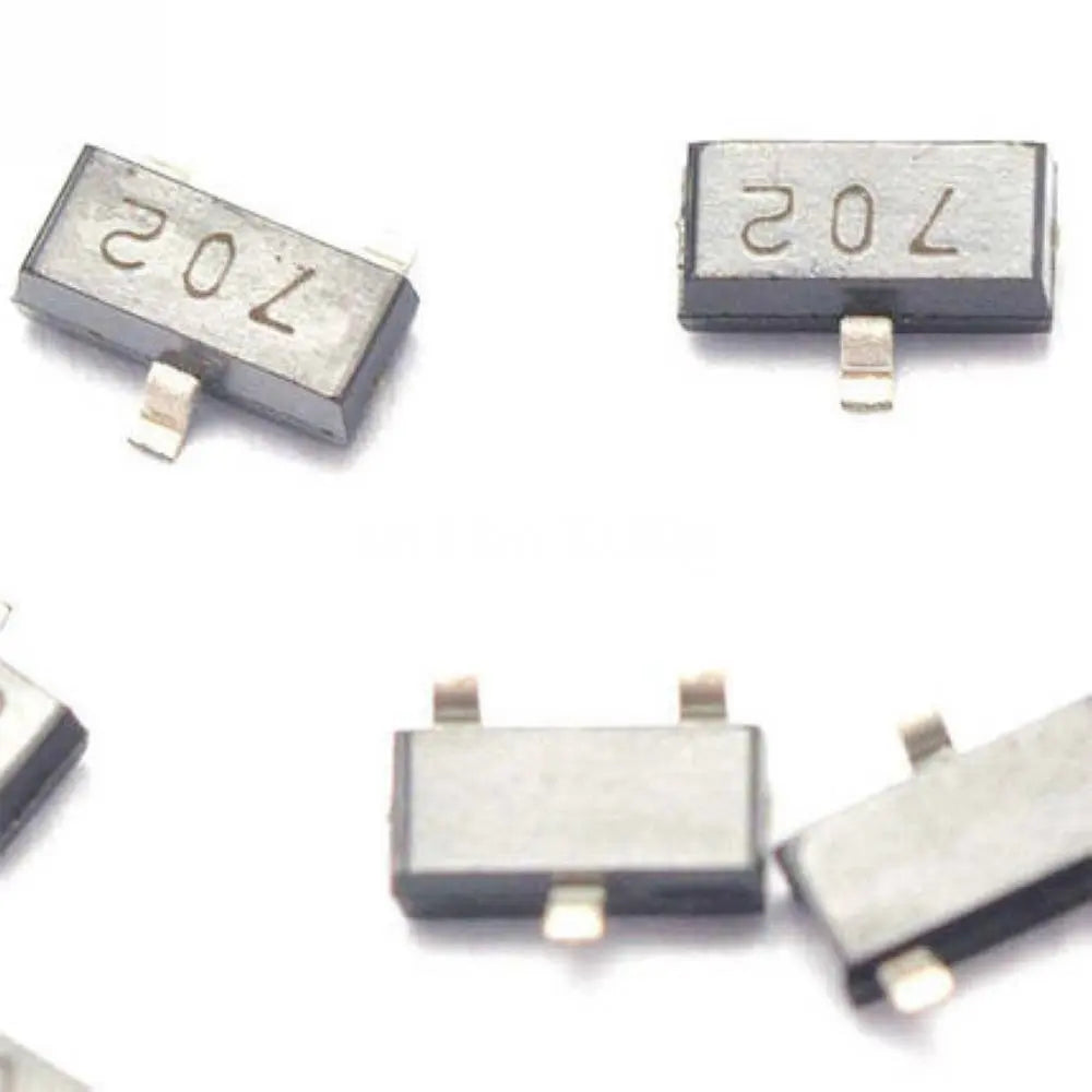 20PCS 2N7002 702 0.115A 60V SOT-23 N-Channel MOSFET SMD Chip Transistor