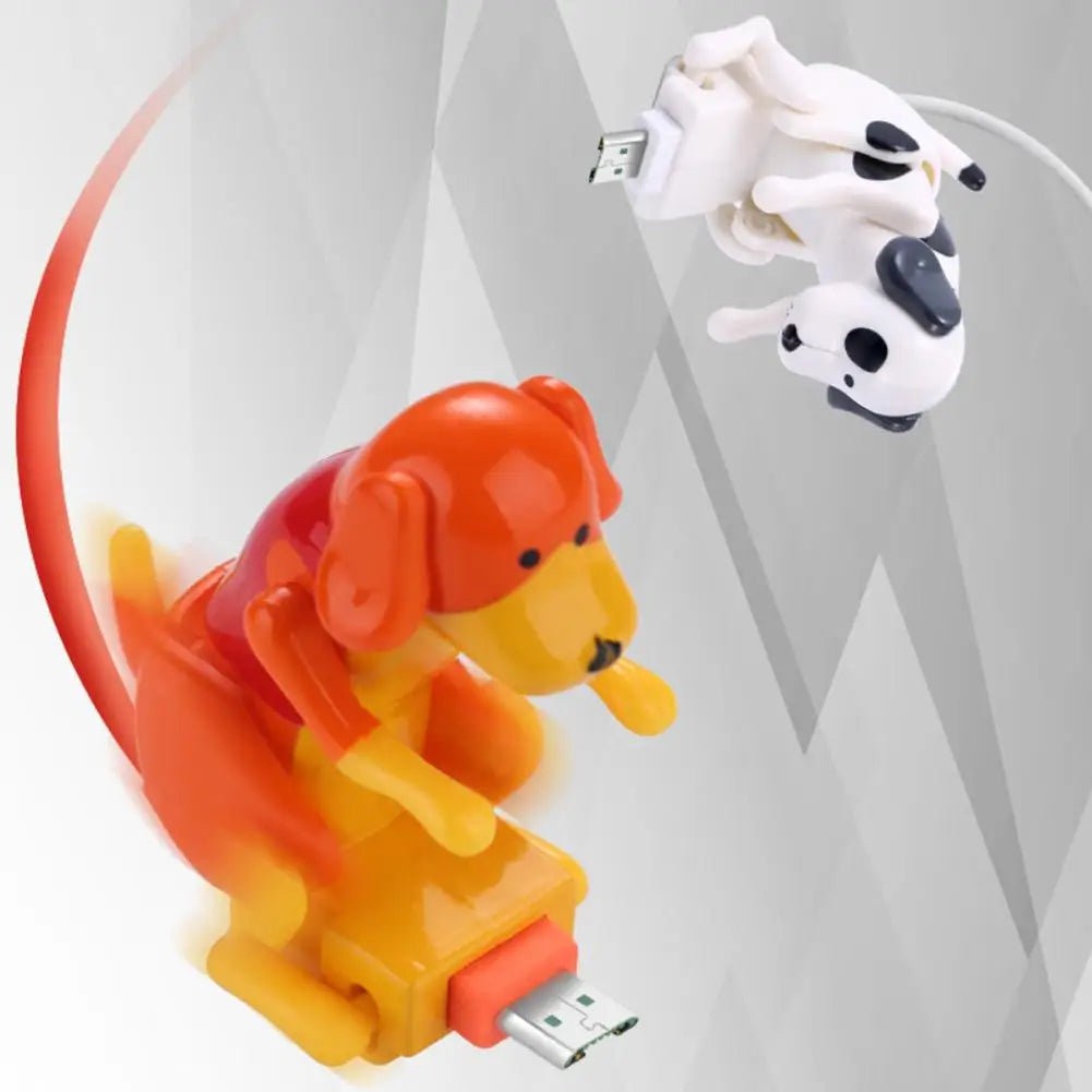 Cute Funny Dog Humping Phone Charging Cable Smartphone To Micro USB Type-C Data For Android Type-C Mobile Phone Charging
