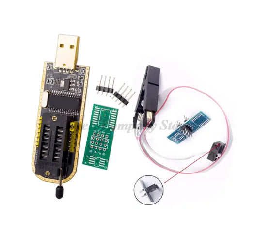 CH341A OR CH341B Programmer USB Motherboard Router LCD BIOS FLASH 24 25 Programmer