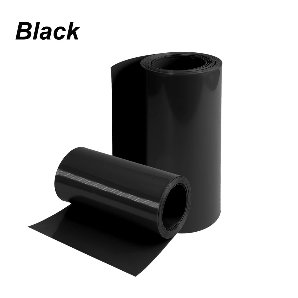 1/5/10m  PVC Heat Shrink Tube Width 400mm Insulated Film Wrap Protection Case Wire Cable Sleeve Lithium Battery 18650 Pack